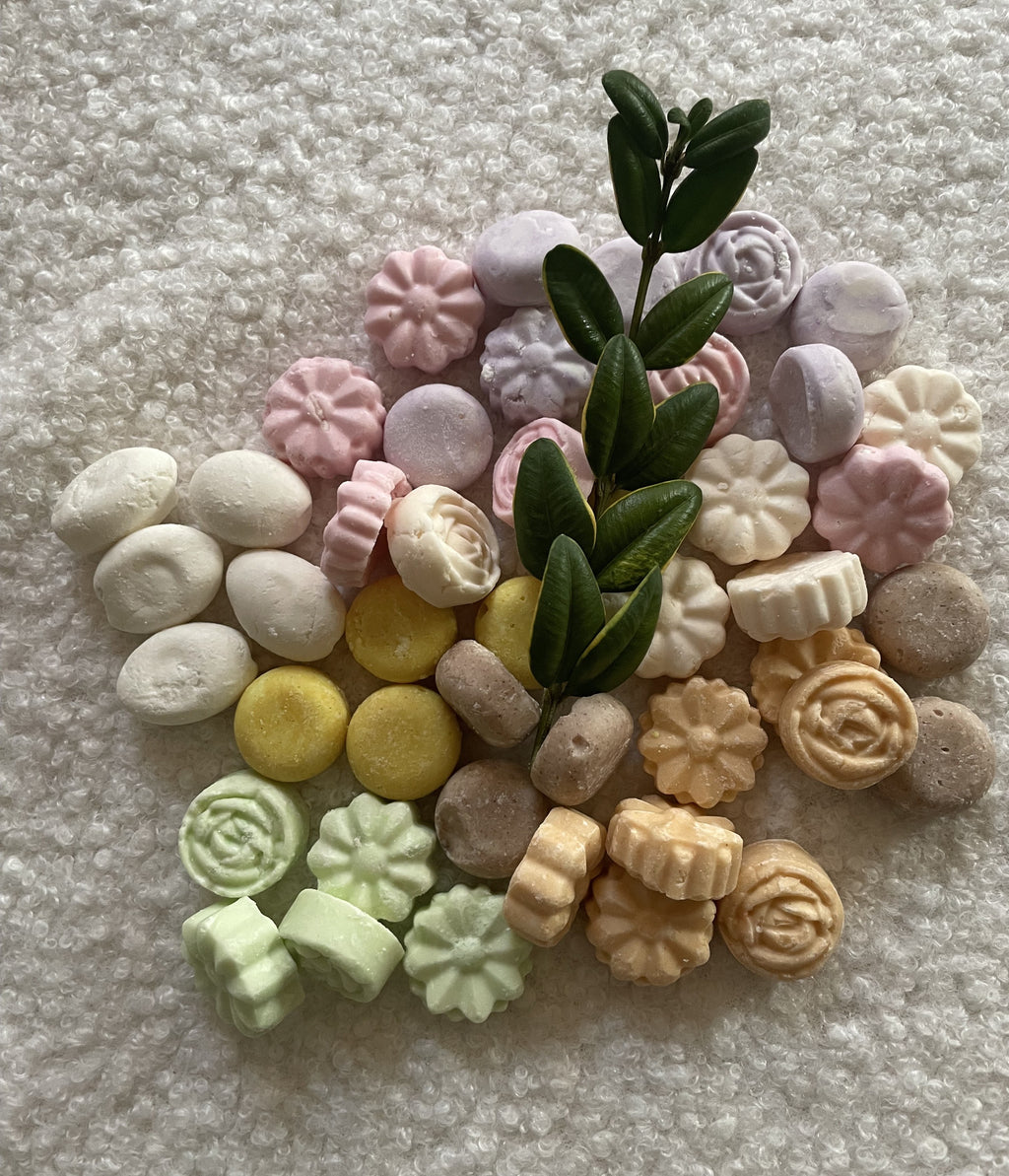 Douche Verzorgingspakket 1 (Handdoek met 10 mini shampoo bars)